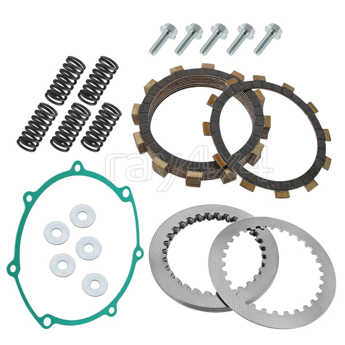Clutch Friction Steel Plates Spring Kit 5DH-16321-00-00 for Yamaha YZ250F WR250F (2001–2023)