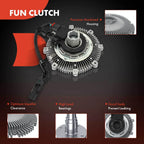 Radiator Cooling Fan Clutch for Chevy Colorado GMC Canyon (2004â2012)