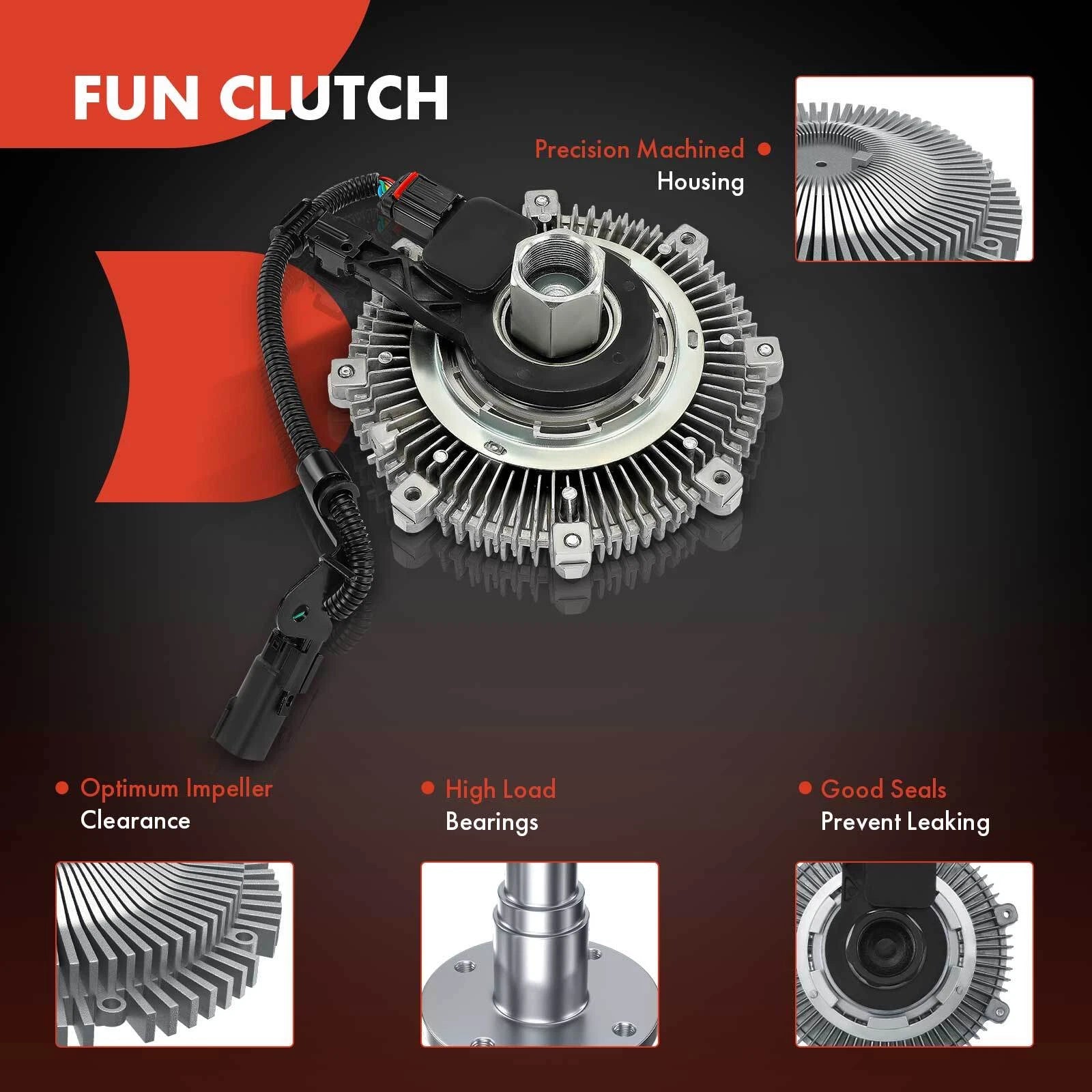 Radiator Cooling Fan Clutch for Chevy Colorado GMC Canyon (2004â2012)