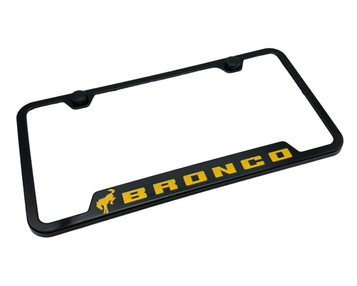 Notched License Plate Frame Front Mount for Ford Bronco (2021–2024)