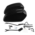 Hard Saddlebags & LED Run Turn Brake Lights for Harley Low Rider ST (2022–2024)