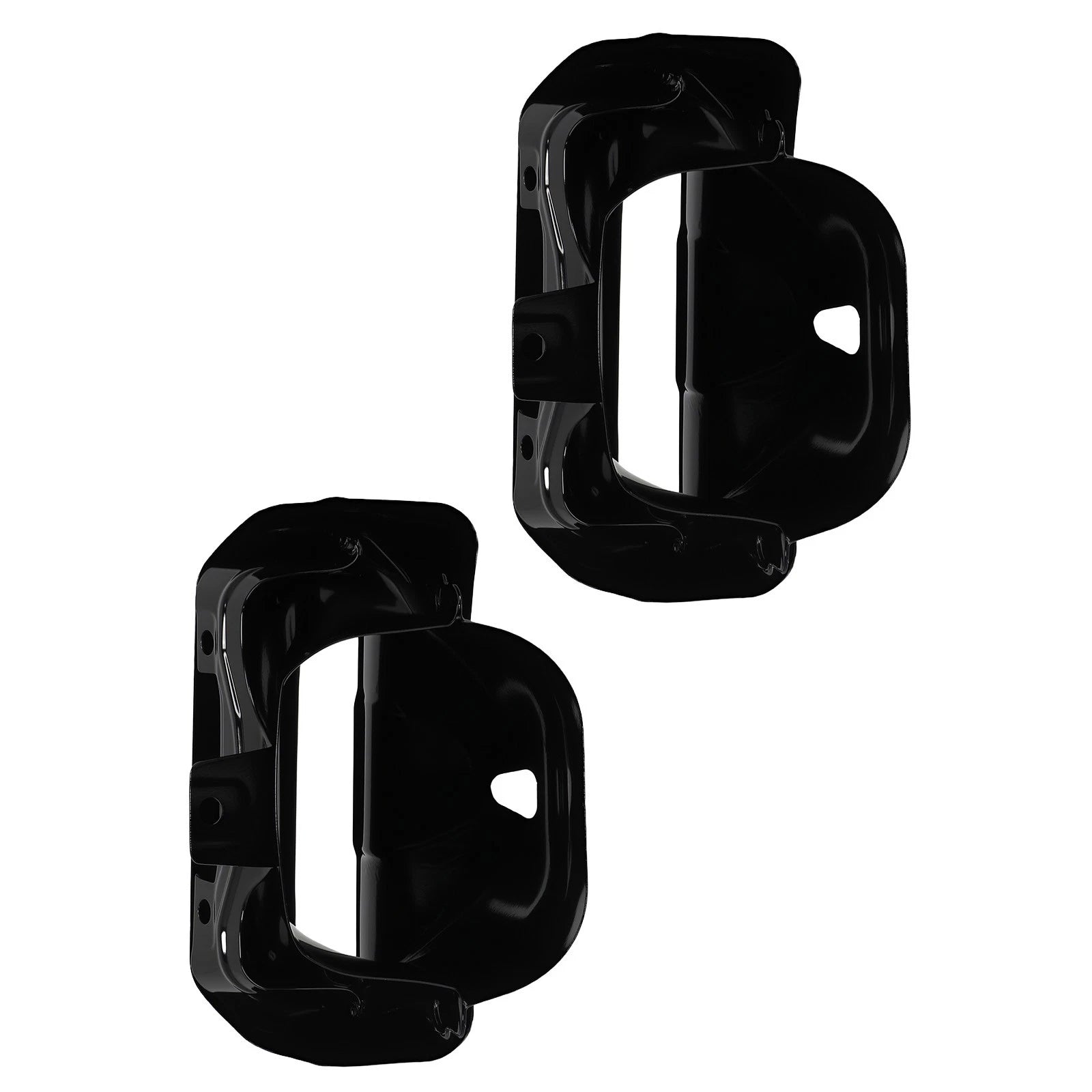 2X Exhaust Bezels for GMC Sierra 1500, Chevy Silverado 1500 (2019–2024)