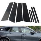 8 Pcs Bright Black Door Window Pillar Post Trim for BMW X2 F39 (2018–2021)