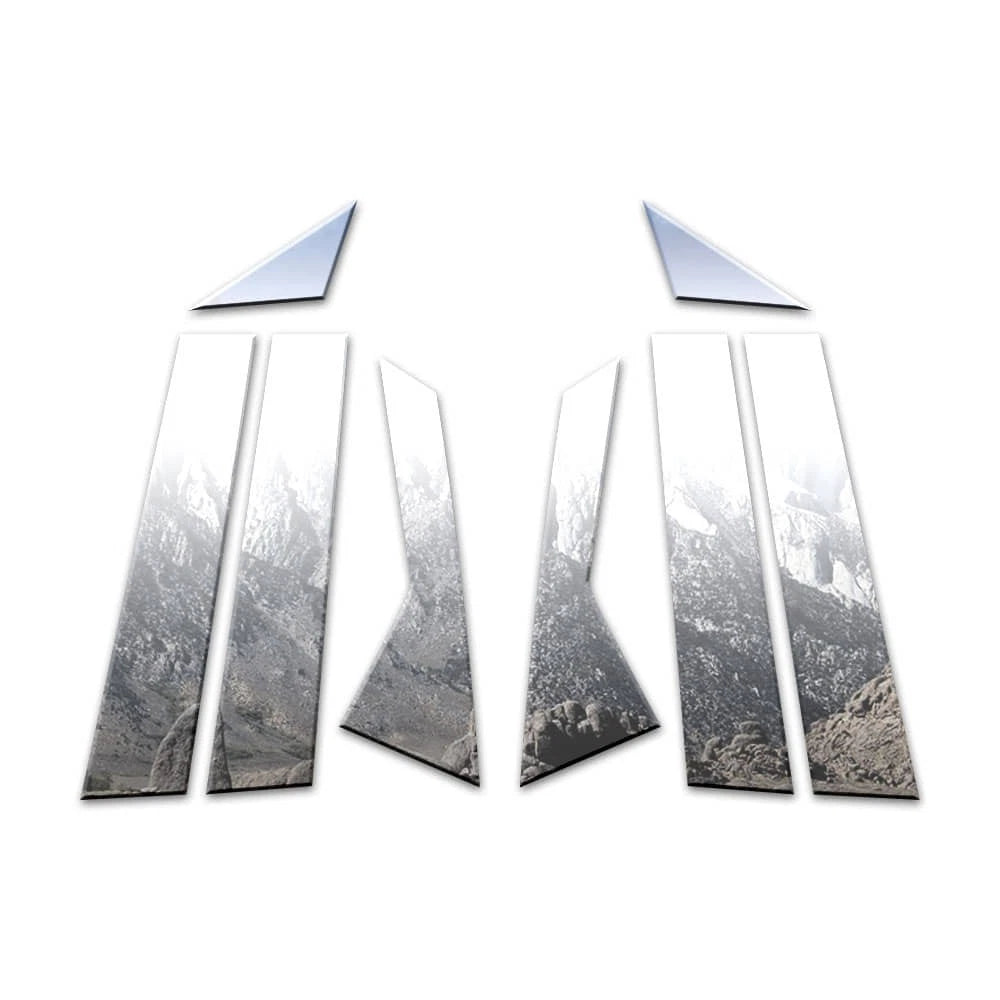 Diamond Grade 8pc Stainless Steel Pillar Post Covers for 2010-2016 Cadillac SRX