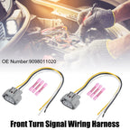 Front Turn Signal Wiring Harness Connector Plug for Toyota (1 Set)