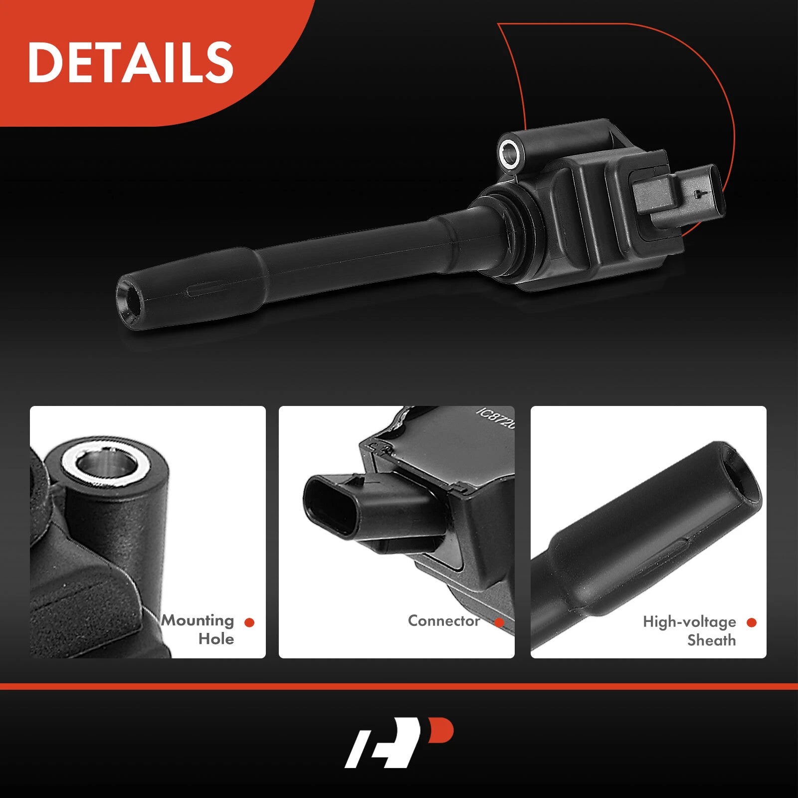 Set of 4 Ignition Coil Packs for Jeep Renegade (2019–2023) Fiat 500X