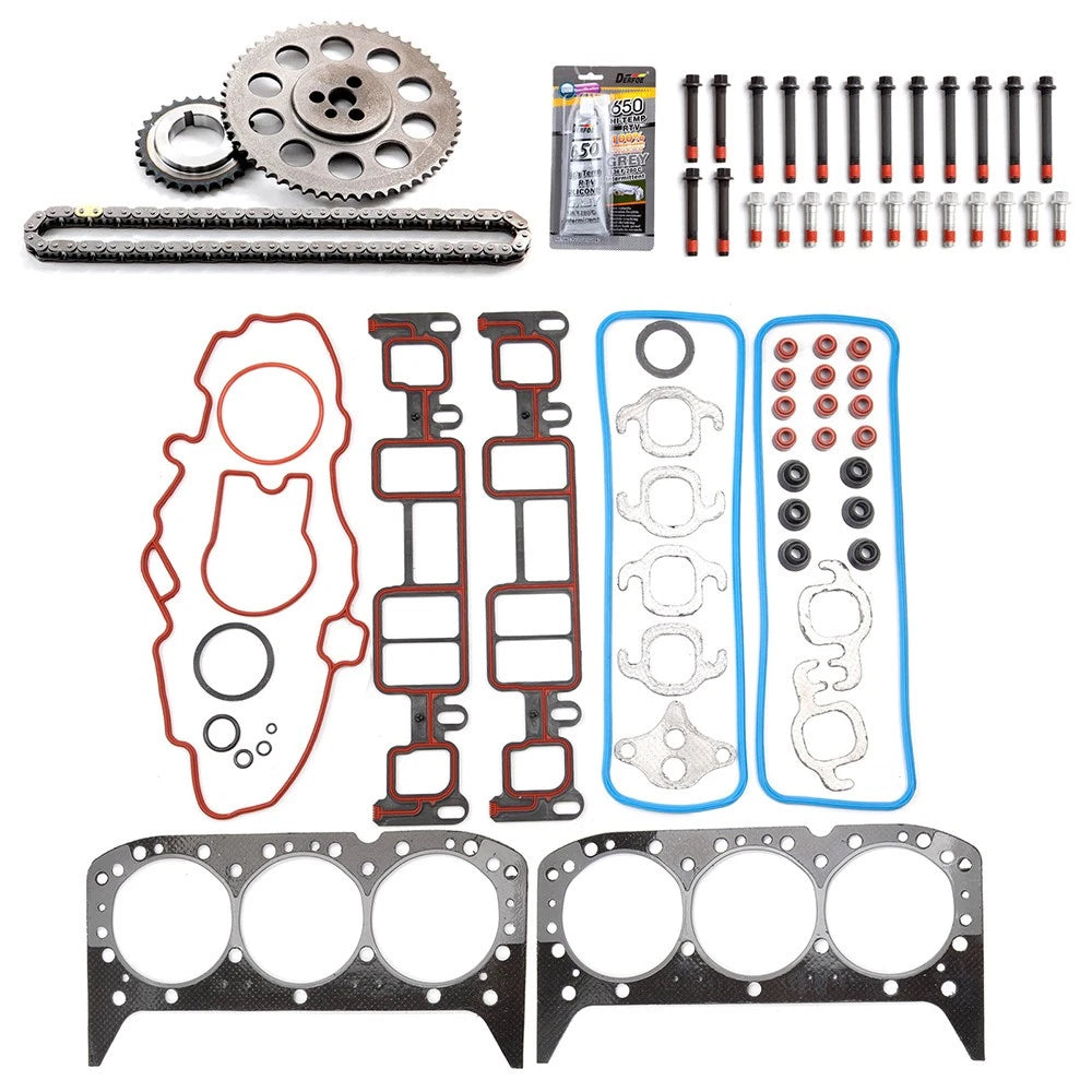 Timing Chain Kit with Cover Gasket & Bolts for Chevrolet Astro GMC Jimmy (1999–2005)