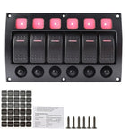 4 Position LED Switch Panel for RV Marine (12V 24V)