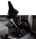 Manual Shift Boot for Jeep Wrangler (2003–2006) Carbon Fiber Red Stitch
