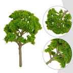 Set of 10 HO Scale Model Trees for Train Railroad Layout Diorama Scenery