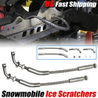 Ice Scratchers for Polaris Ski Doo Snowmobile (SnowX)