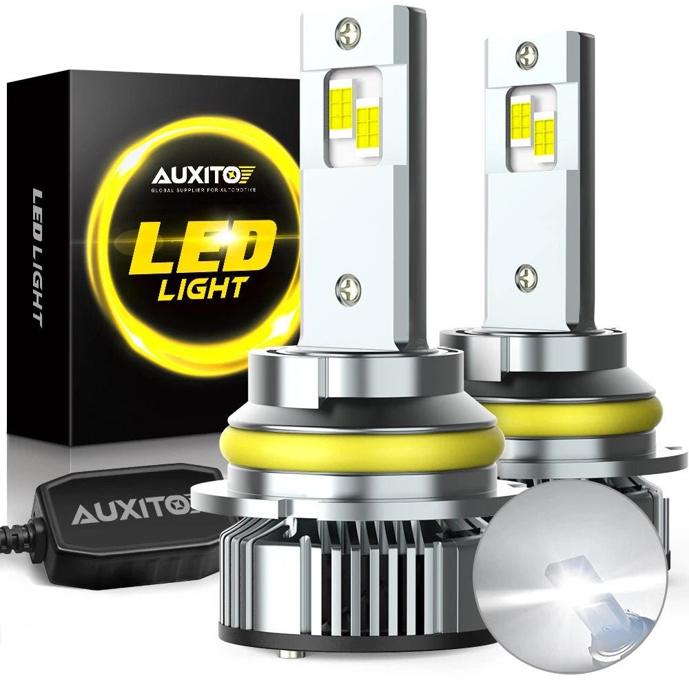 2X CANBUS 9007 HB5 LED Headlight Bulbs White 40000LM High/Low Beam for
