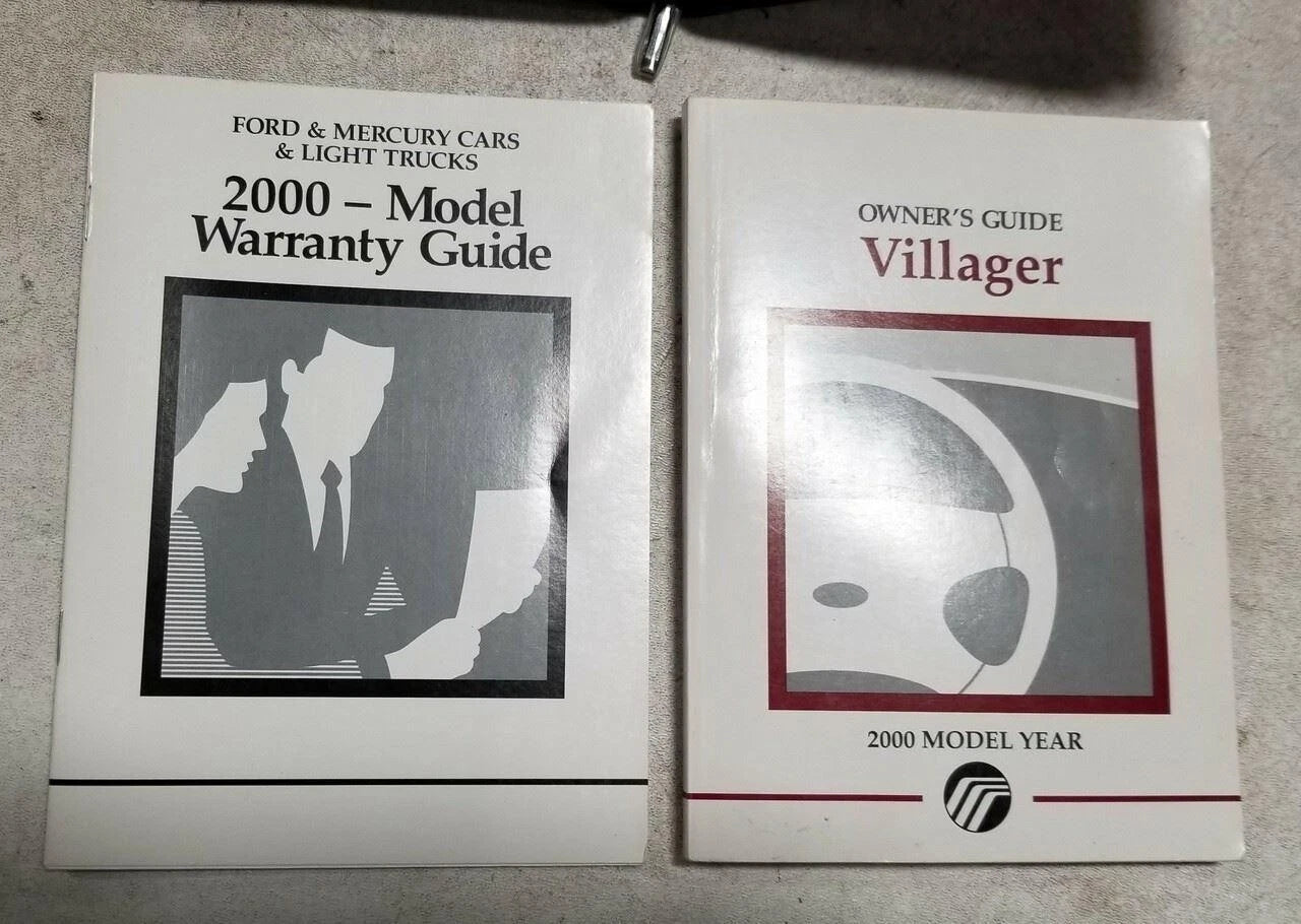 Owners Manual for Mercury Villager (2000) - Ford OEM with Case