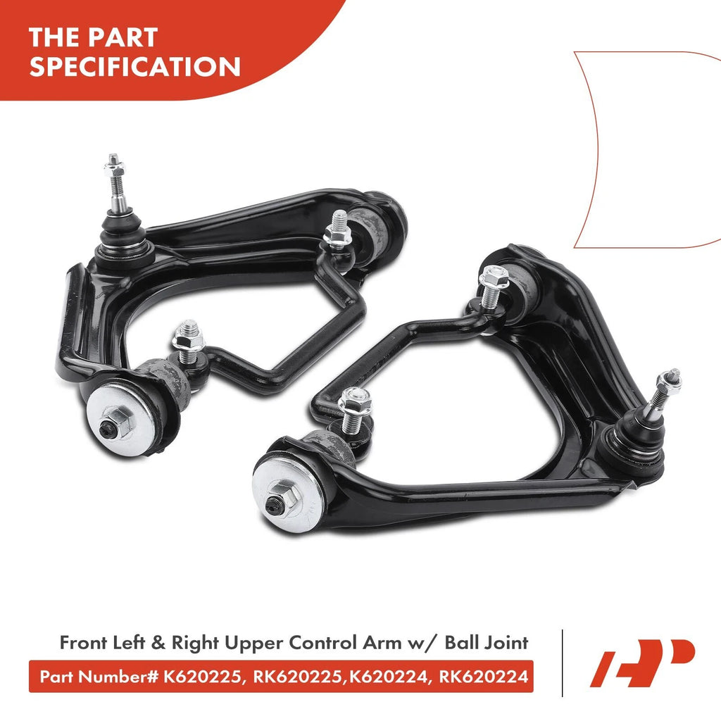 Set of 8 Front Control Arms with Ball Joints for Ford Explorer