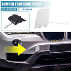 Front Bumper Tow Hook Cover for BMW X1 E84 White (2012-2015)