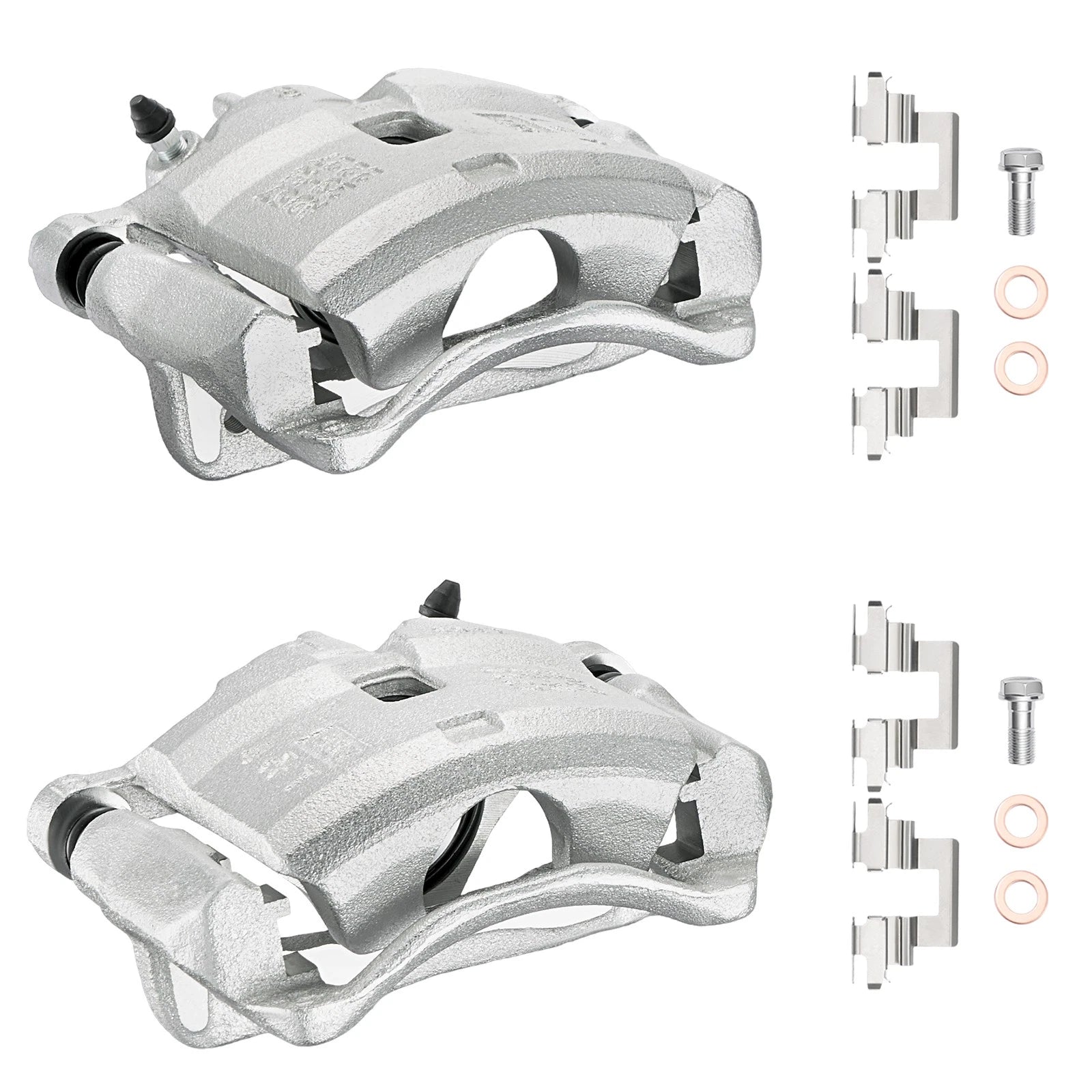 Pair Front Brake Calipers for Acura CL 2.3L (1998–1999) & Honda Accord 2.2L 2.7L (1990–1997)