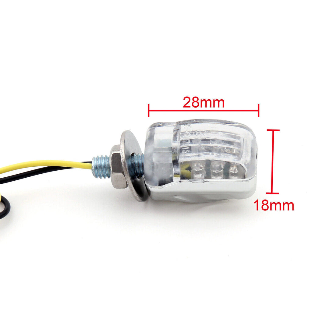 LED Chrome Micro Mini Indicators for Motorcycle (T9)
