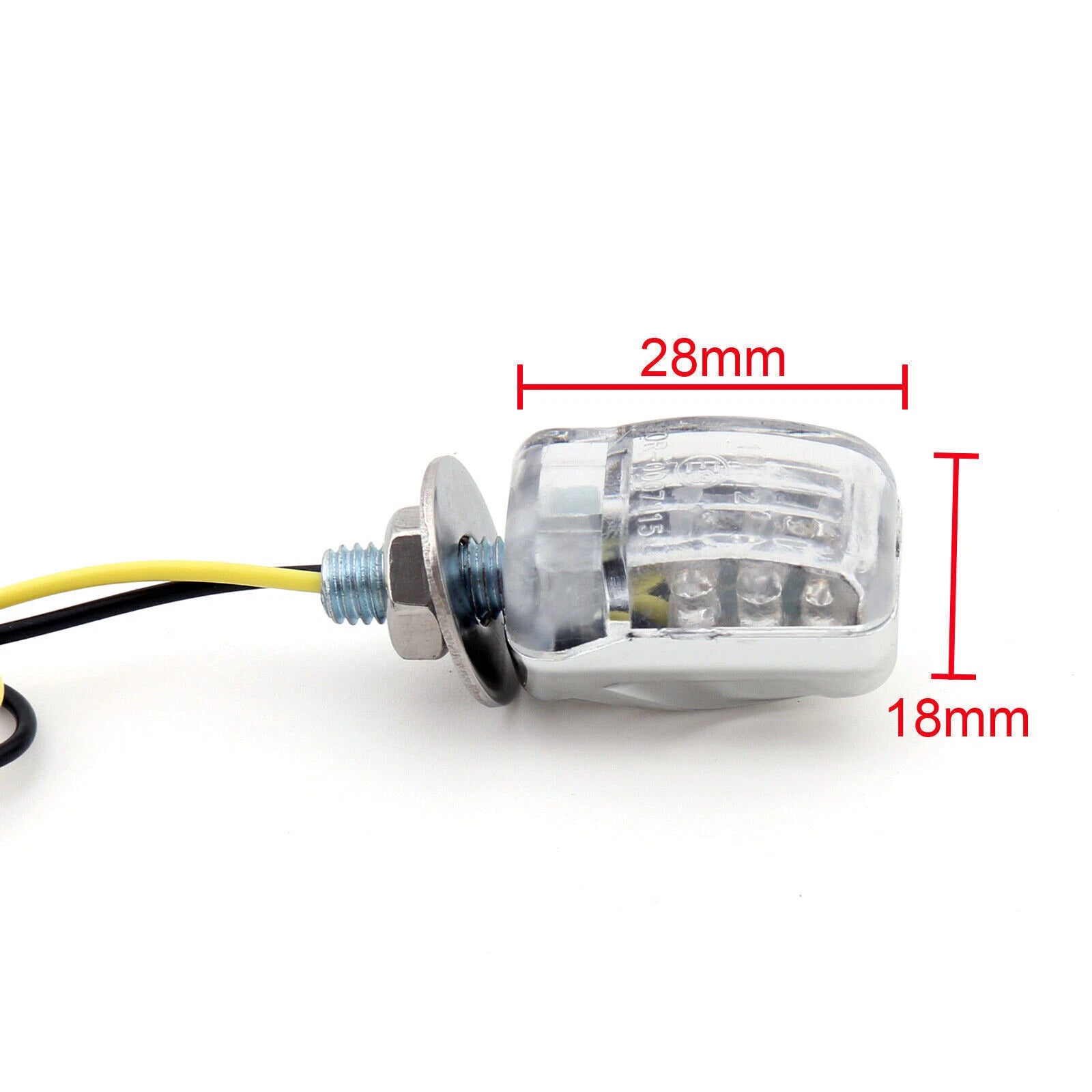 LED Chrome Micro Mini Indicators for Motorcycle (T9)