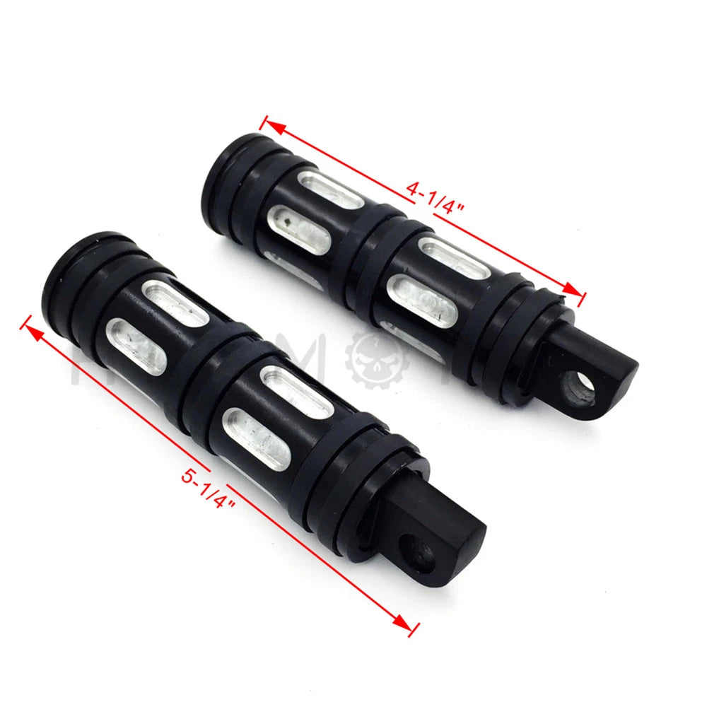 Black Foot Peg for Harley Davidson Road King/Street Glide/CVO (1984–2017)