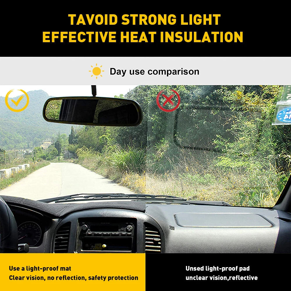 Dash Mat for Chevrolet S10 (1998-2004) - Anti-Slip Black Dashboard Cover