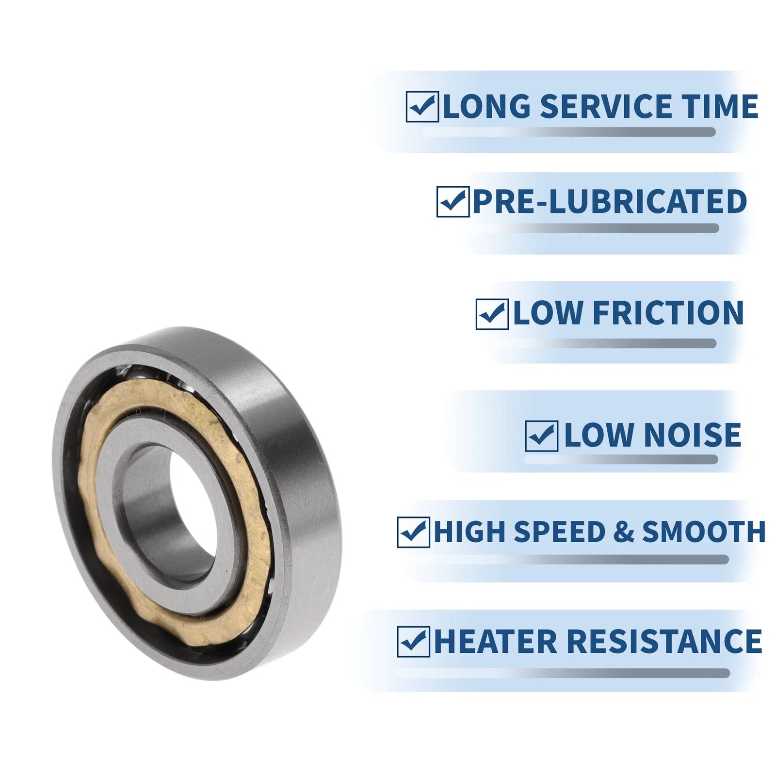 Deep Groove Ball Bearings 14x35x8mm for Scooter Skateboard (EN14)