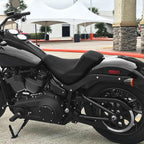 Black Rider Driver Seat for Harley Low Rider FXLR FXLRS FXLRST FXRST (2018-2025)