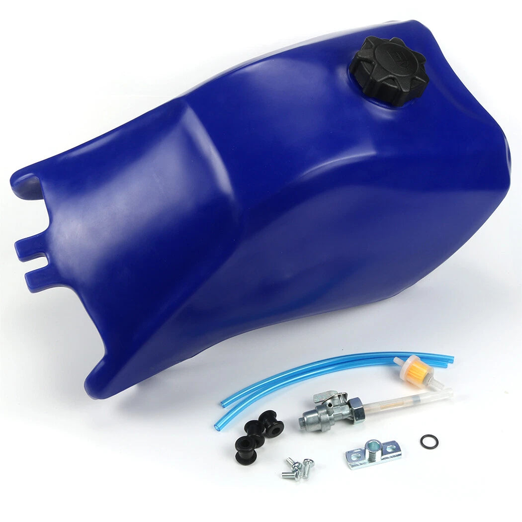Plastic Gas Fuel Tank for Honda TRX300 TRX 300 (1993–2000) Blue with Petcock