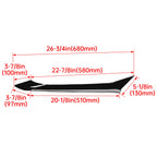 Rear Left Side Pillar Molding Trim for Nissan Maxima (2016–2021) #78873-9DJ1A