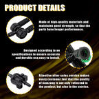 Dual Button Fog Spot Light Switch for Motorcycle ATV (12V)