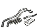 Dual Exhaust Kit for Nissan Titan (2004–2006) 2.5" Same Side Exit Rolled Tip