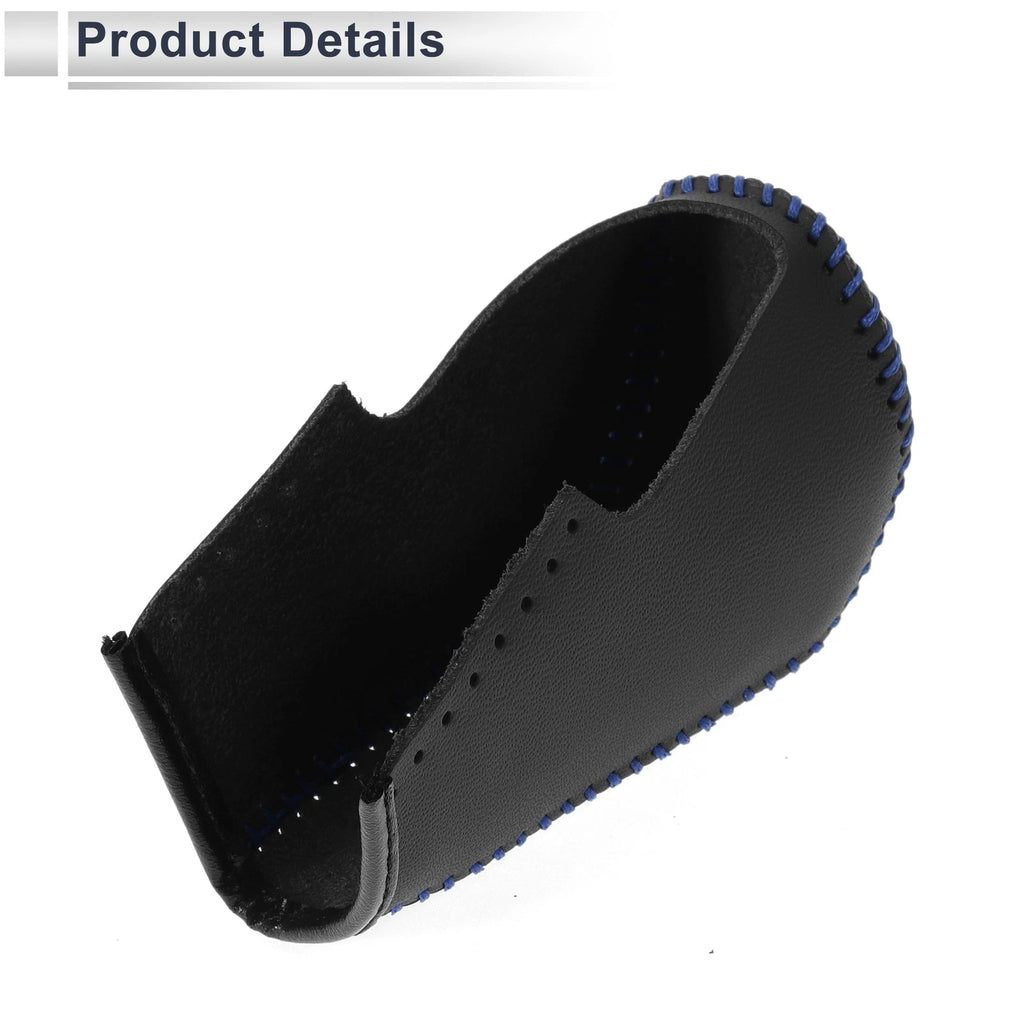 Gear Shift Knob Cover for BMW 3 Series (2004–2012) Black Carbon Fiber Blue