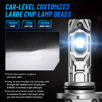 H11 9005 9006 LED Headlight Bulbs Kit for High/Low Beam (6500K)