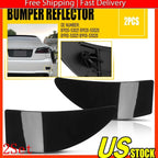 Set of 2 Smoke Lens Rear Bumper Reflector Covers for Lexus IS (2006â2013)