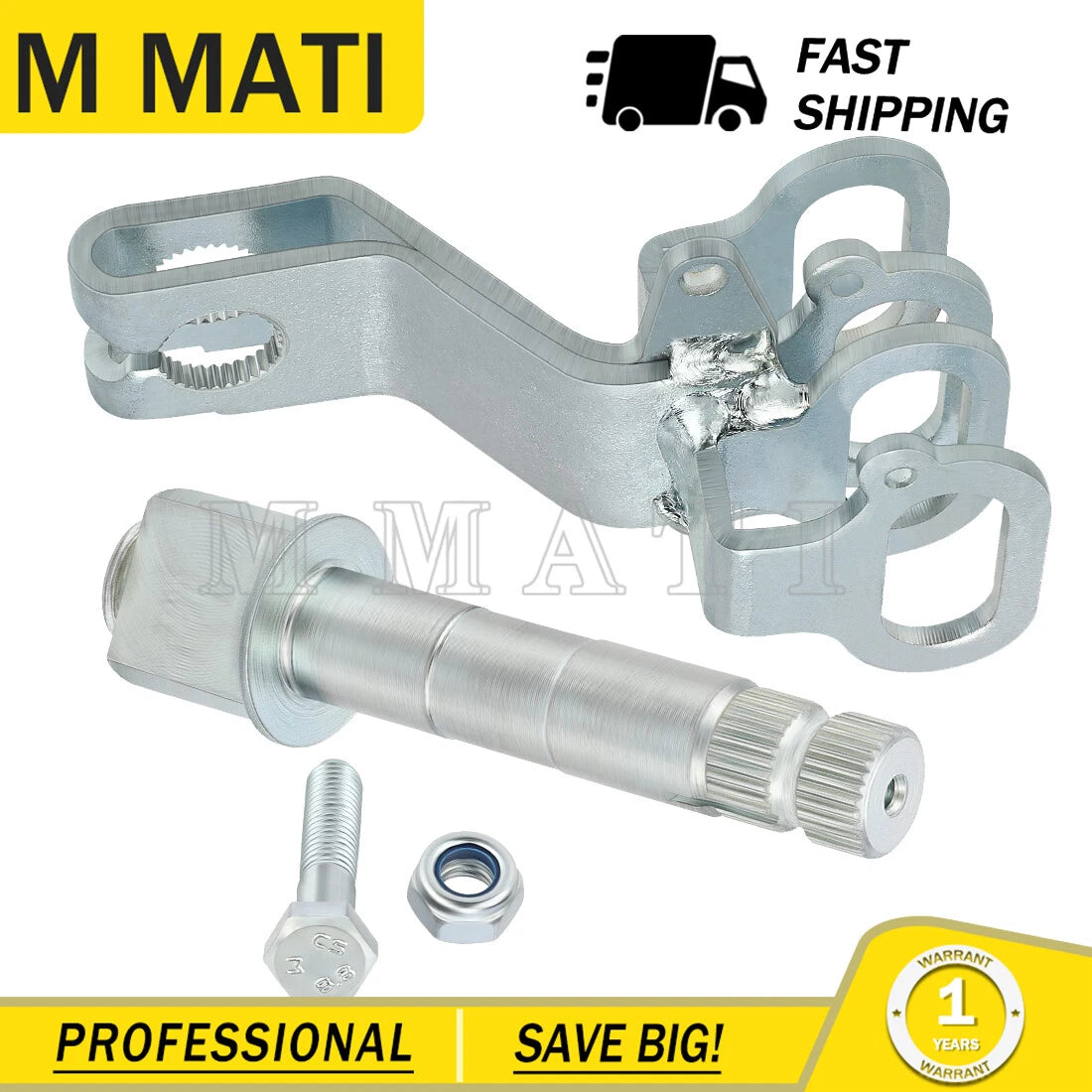 Rear Brake Camshaft & Lever Kit for Yamaha Grizzly 350 YFM350 (2007–2014)