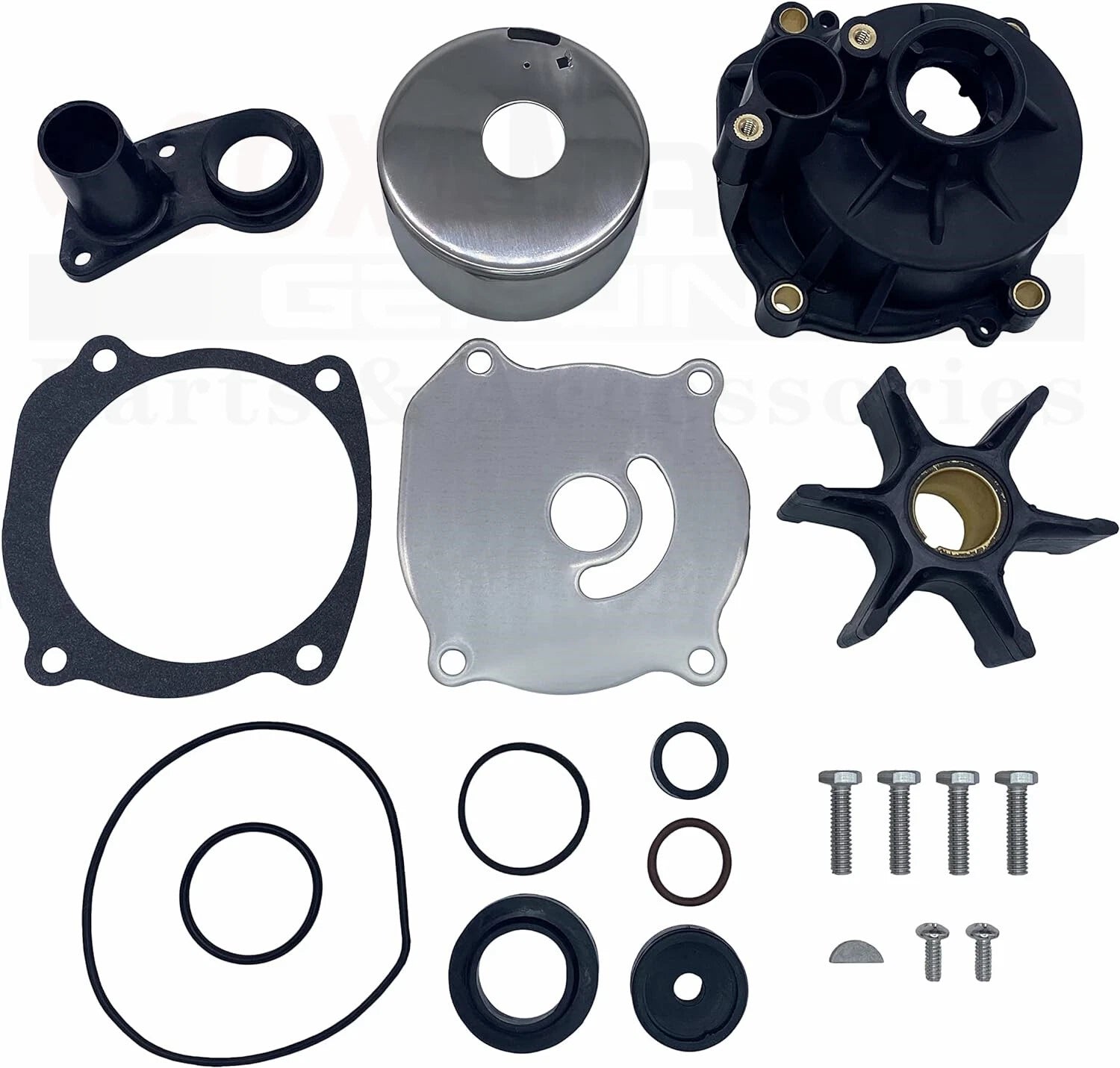 Water Pump Rebuild Kit for Johnson Evinrude 85-235 HP Outboard (18-3393, 395073)