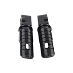Rear Footrests Passenger Foot Pegs for Peugeot Speedfight 4 (2013–2023) Black