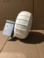 Cal-June 12" Dock Wheel Bumper with Corner Bracket 5000-C for