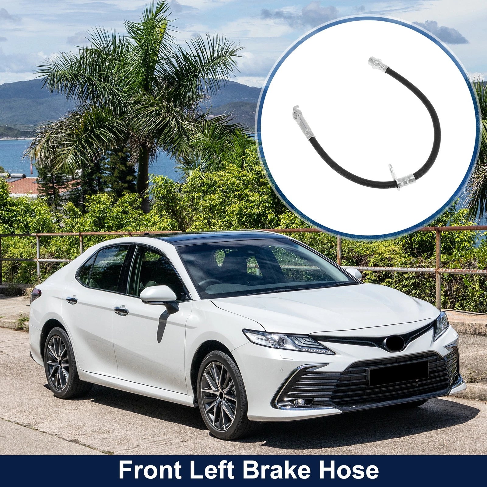 Front Left Brake Hose for Toyota Camry (2006–2015) No. 90947C2002