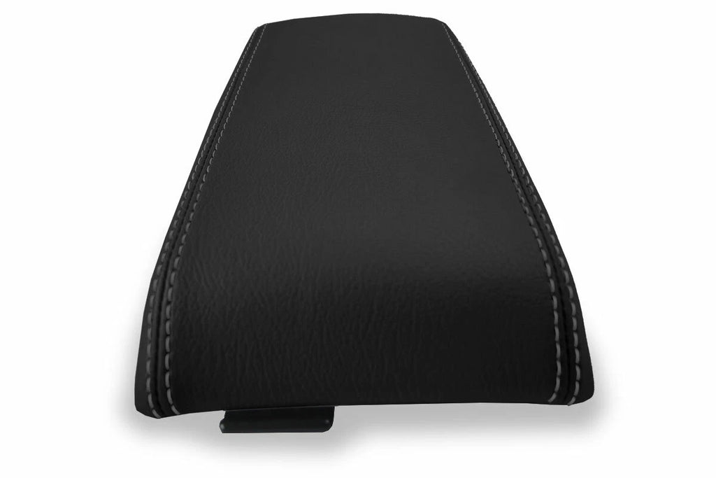 Leather Console Lid Armrest Cover for Subaru Baja (2003–2006) Black