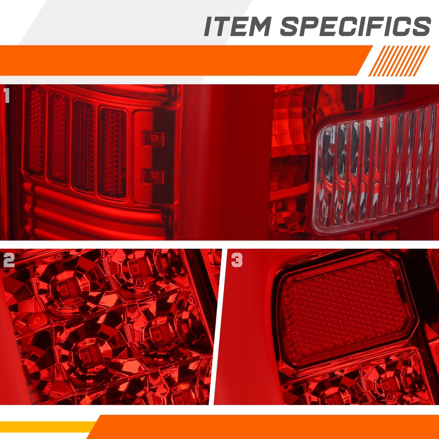 3D LED Tube Bar Tail Light for Tundra (2014–2021)