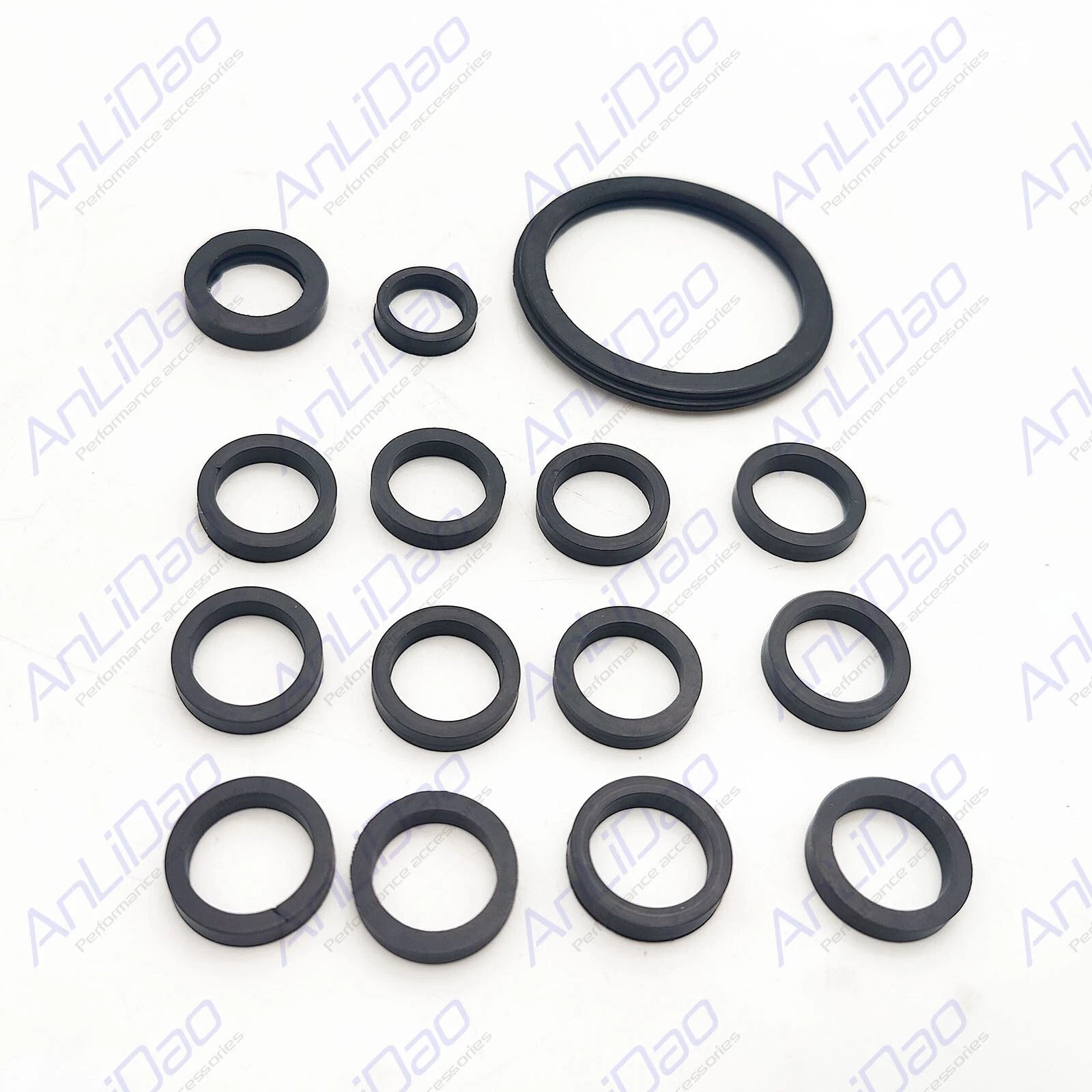 Set of 4 Water Pipe Leak Sealant Rings for Volvo Penta MD11C MD17C MD17D MD11D