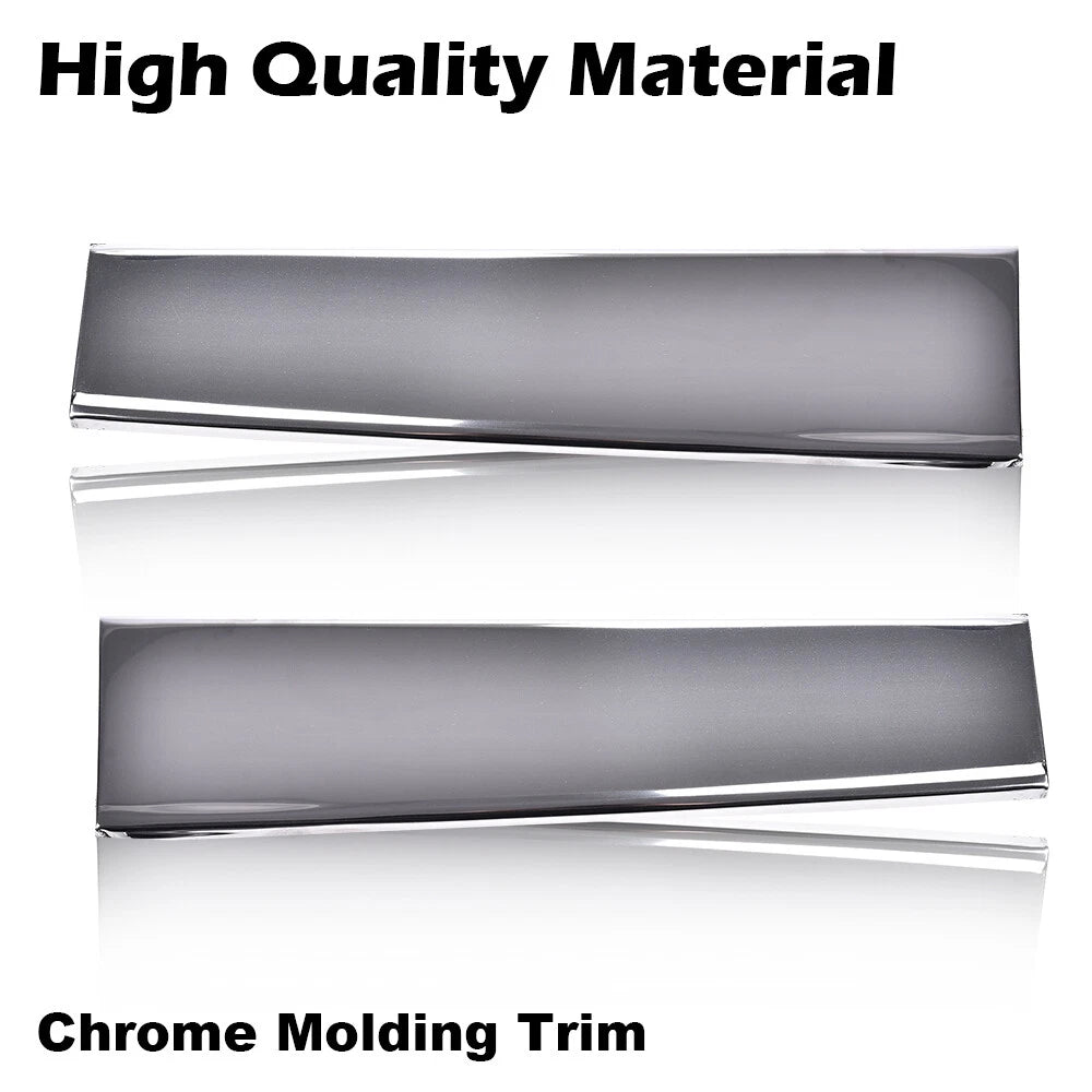 Set of 2 Front Lower Fender Chrome Molding Trim for Cutlass Supreme