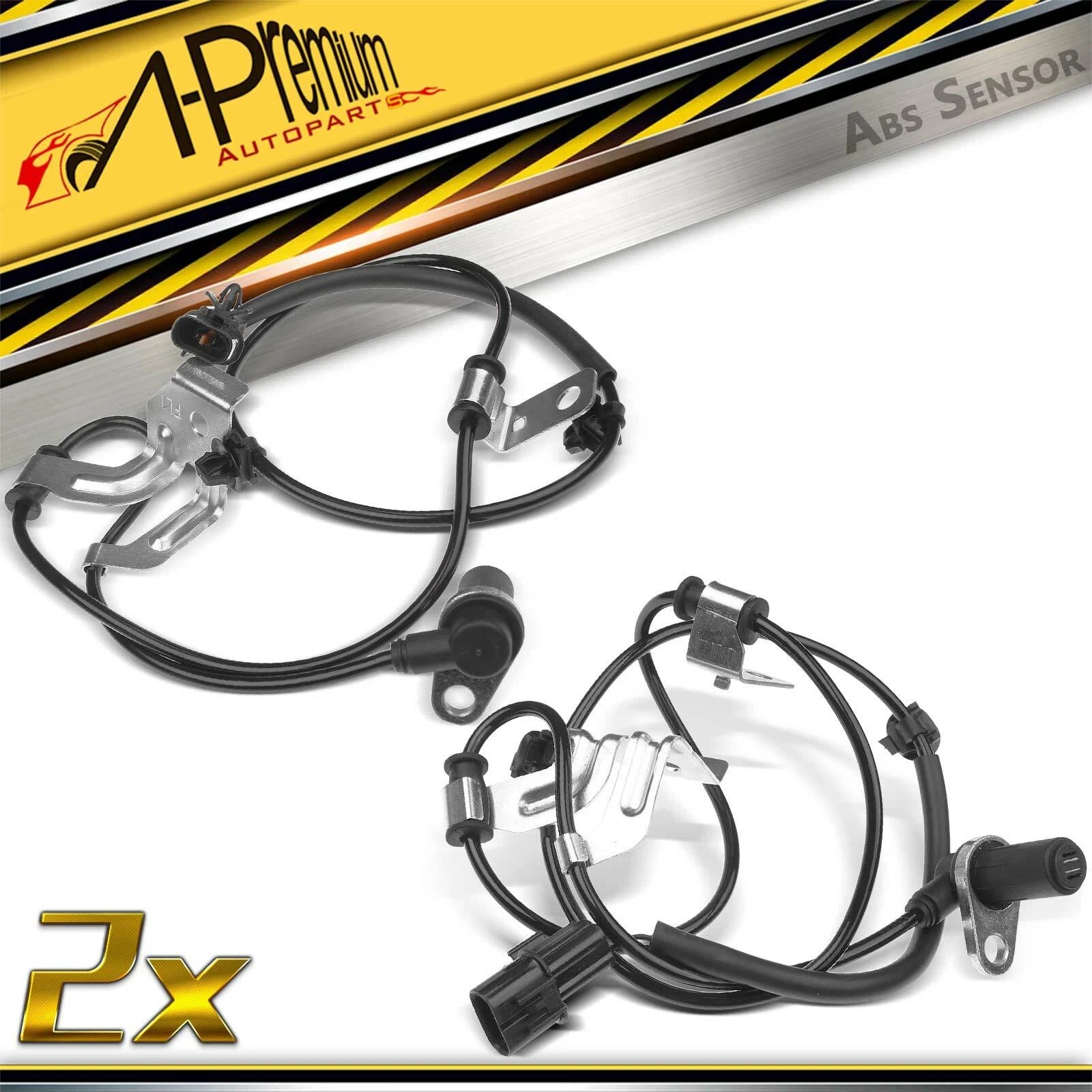 2X Front ABS Wheel Speed Sensor for Mitsubishi Galant (2004–2012)