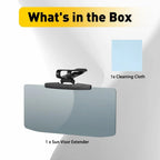 Sun Visor Anti-Glare Extender for Car (Polarized Lens)
