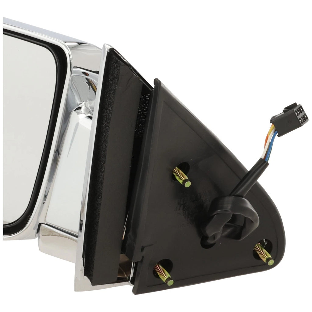 Driver Side Power Heated Chrome Mirror for Chevrolet C1500 (1988–1998)