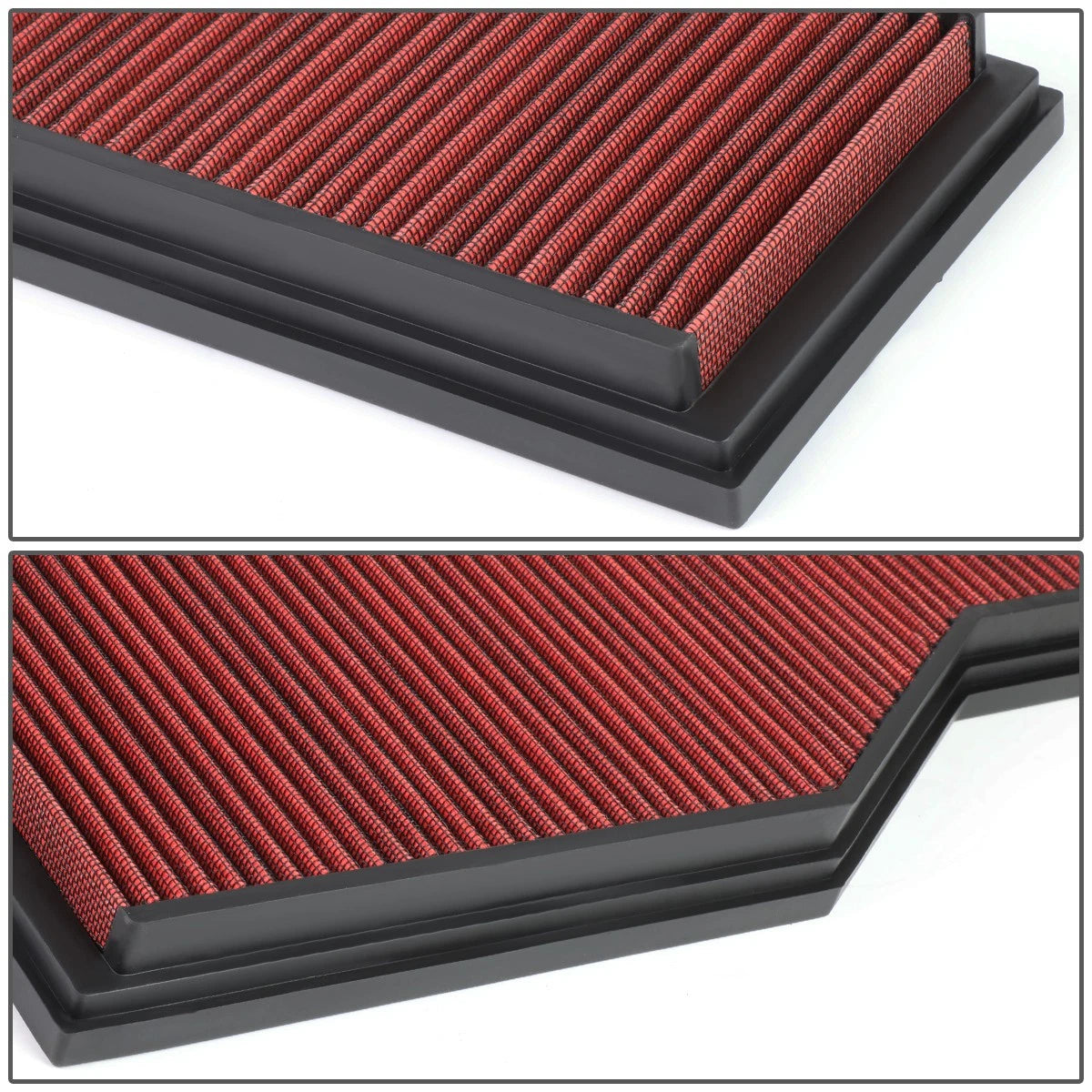 Reusable Drop-In Panel Air Filter for Porsche 911 (1999–2008) - Red