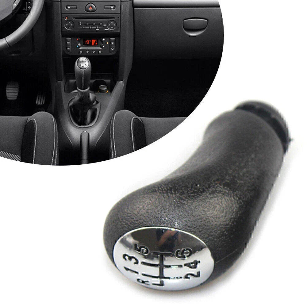 1x 6 Speed Car Shift Gear Knob for RENAULT CLIO MEGANE SCENIC (2005-2012)