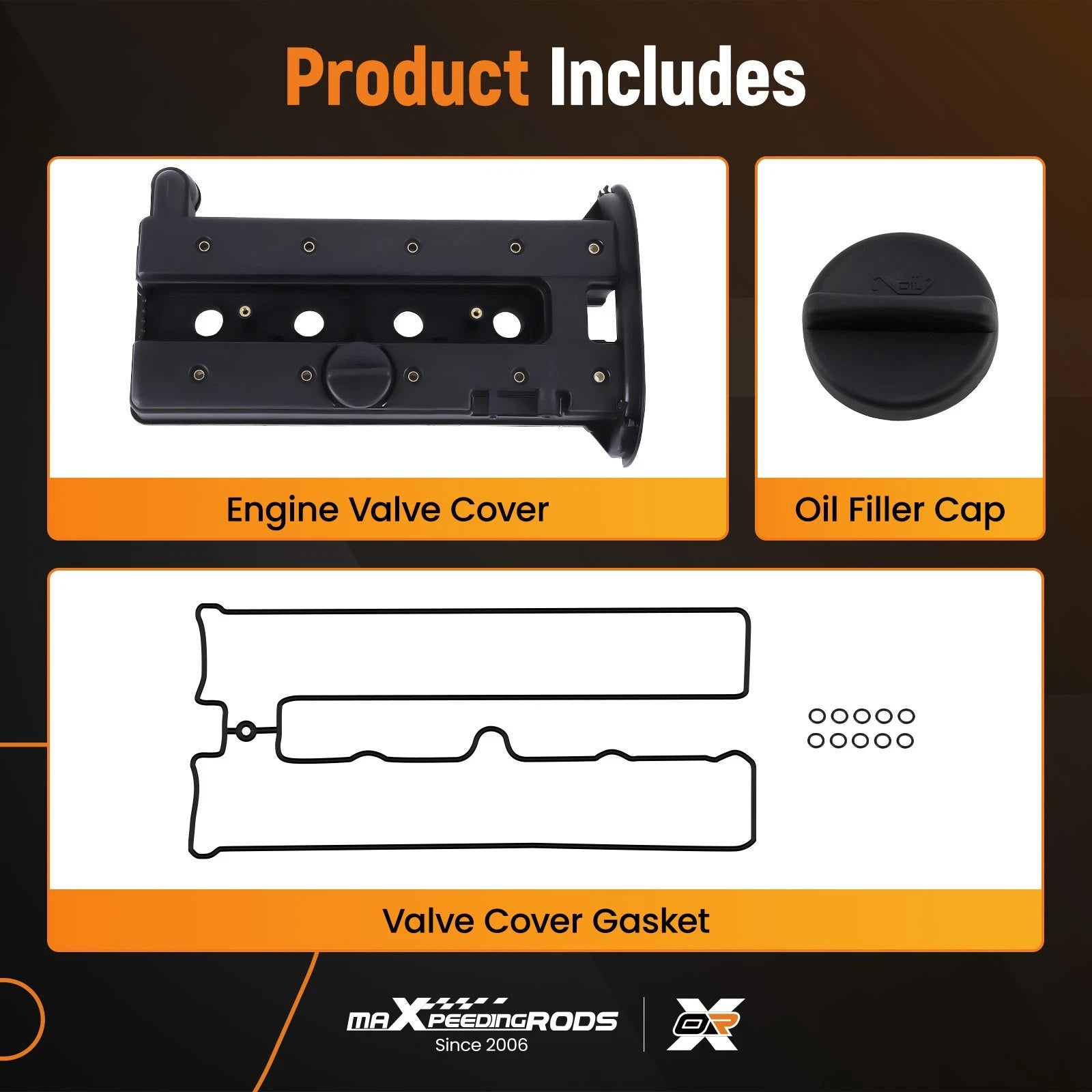 Engine Valve Chamber Cover for Suzuki Forenza 2.0L L4 DOHC (2006–2008) 1117085Z20