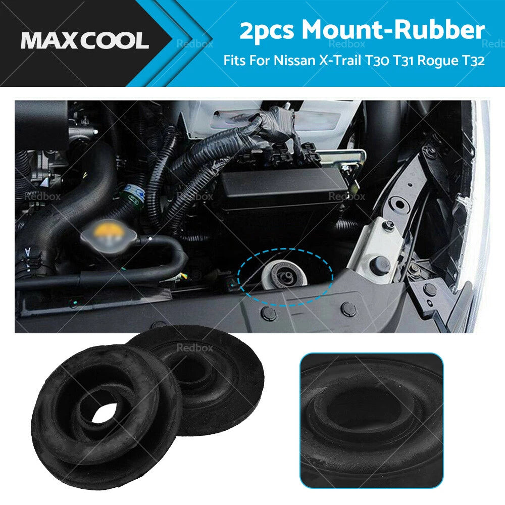 2X Radiator Mount Bushing for Nissan X-Trail T30 T31 T32 Rogue (2000–2020)