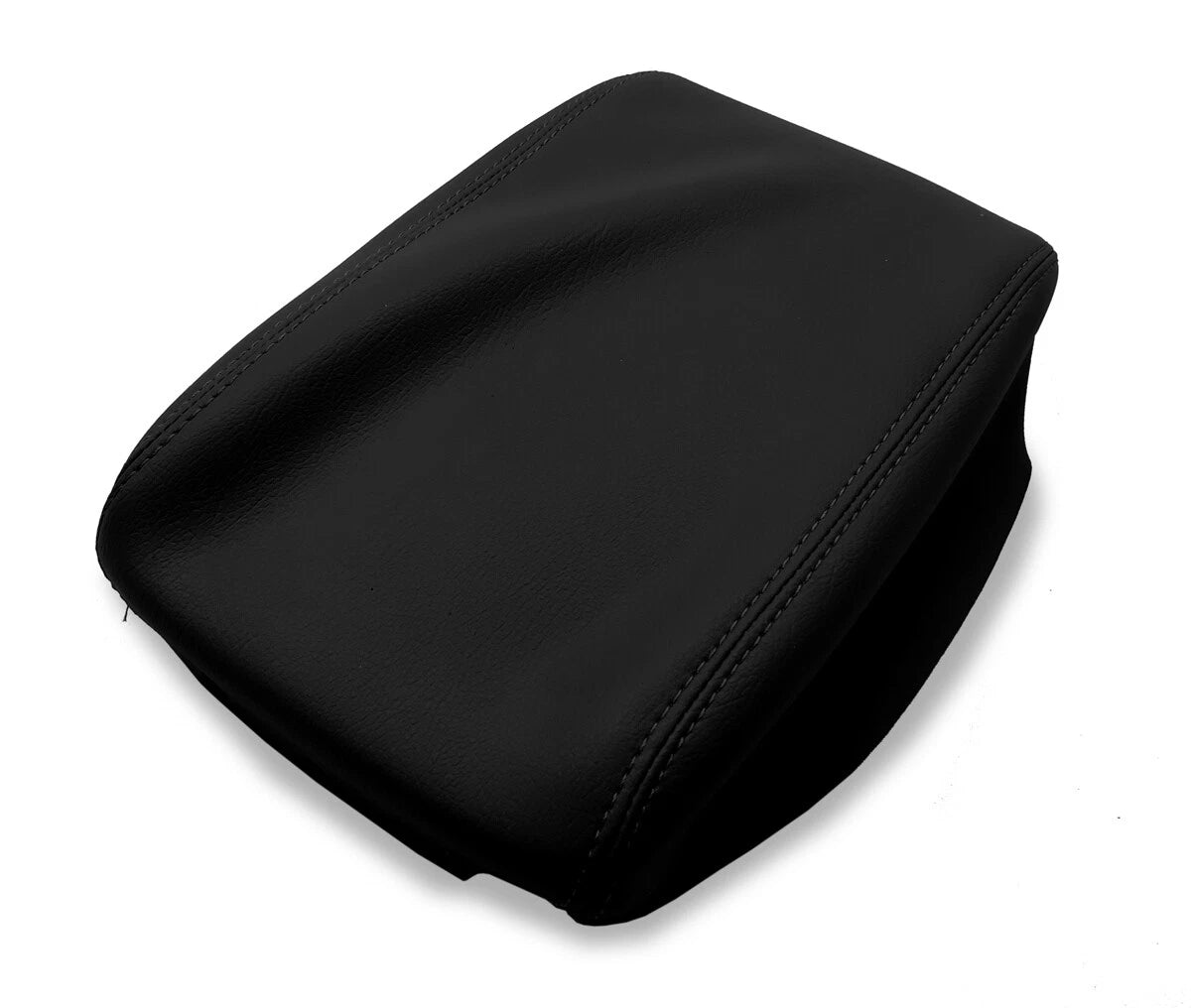 Center Console Lid Armrest Cover for Subaru Forester (2019–2024) Black PVC Leather